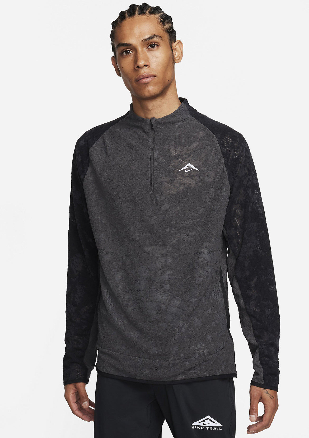 Zip Running Nike Trail Black