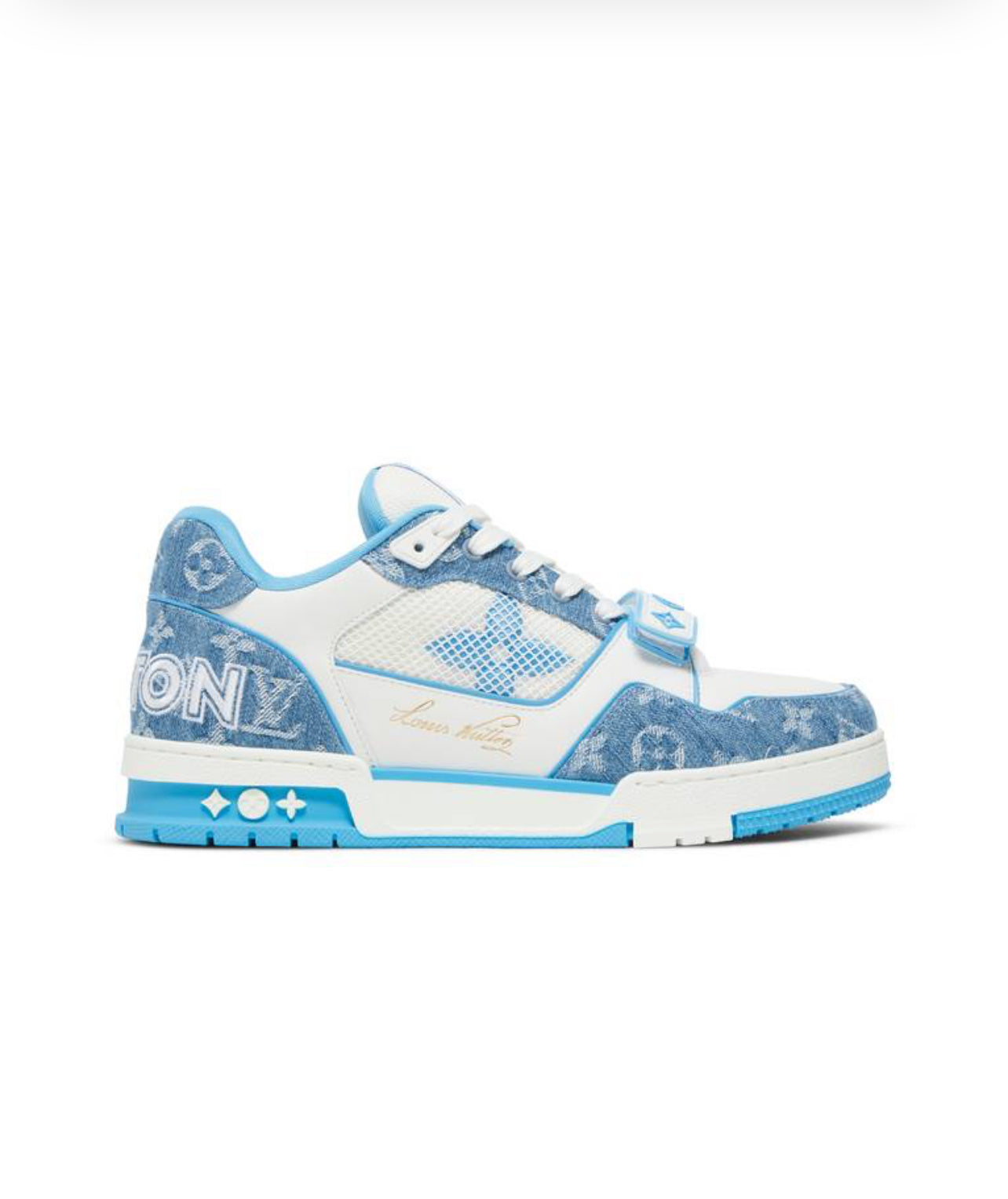 Louis Vuitton Trainer Low Light Blue